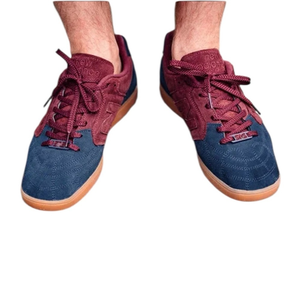 New Balance EPIC TR BLUEBERRY Suede Sneakers Mens Size 11.5 Maroon & Navy - Picture 15 of 16